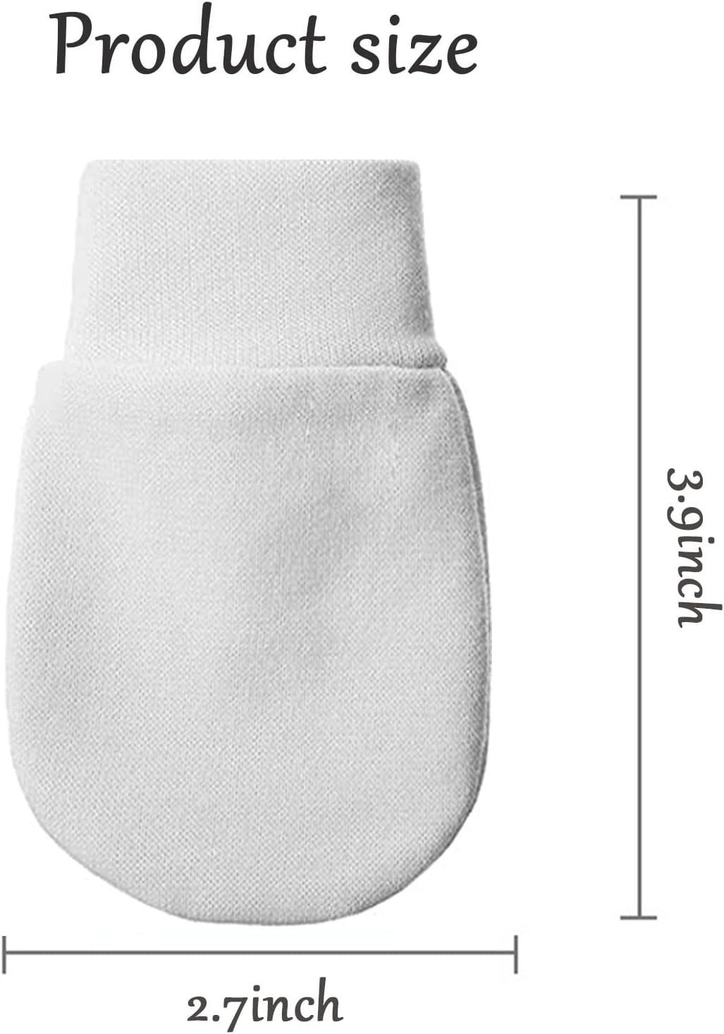 Baby Mittens No Scratch Mittens Infant Soft Gloves Mittens for 0-6 Months Boys Girls - Image 2